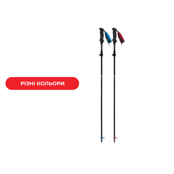 Трекінгова палиця Naturehike ST07 NH18D010-Z, 115-135 см, бордова 