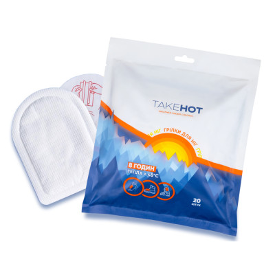 Хімічна грілка для ніг TakeHOT 10 пар