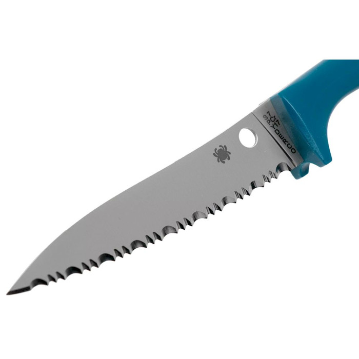 Ніж Spyderco Counter Puppy, серрейтор blue (K20SBL) 
