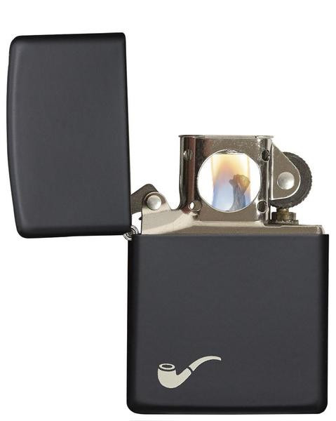 Запальничка Zippo Трубкова Black Matte Pipe Lighter 218PL 