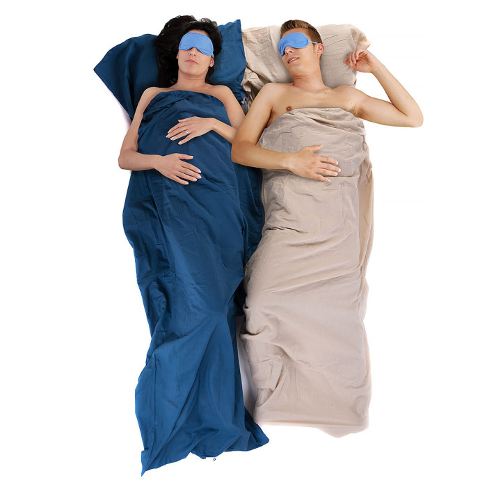 Вкладиш (спальний мішок) Naturehike Cotton Standart cyan (NH15S012-D) 