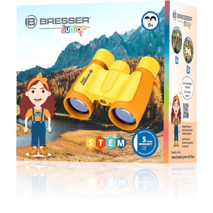 Бінокль Bresser Junior 3x30 Yellow (10709) (932371)
