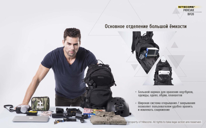 Рюкзак тактичний Nitecore BP20 