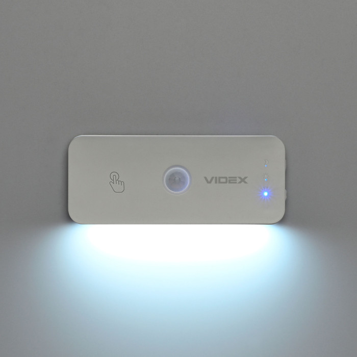 Світильник акумуляторний з датчиком руху VIDEX VL-NL053W-S 