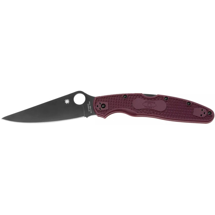 Ніж Spyderco Police 4 Lightweight, Micro-Melt PD1, FRN burgundy 