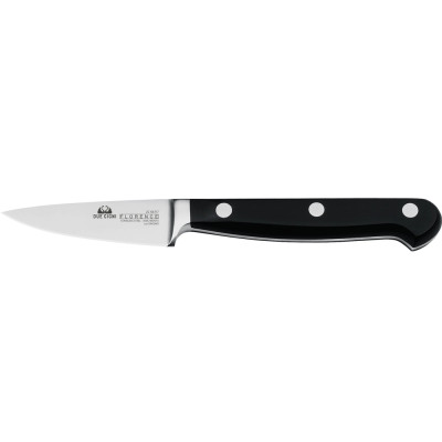 Ніж кухонний Due Cigni “Florence" Paring Knife 70 мм - черный