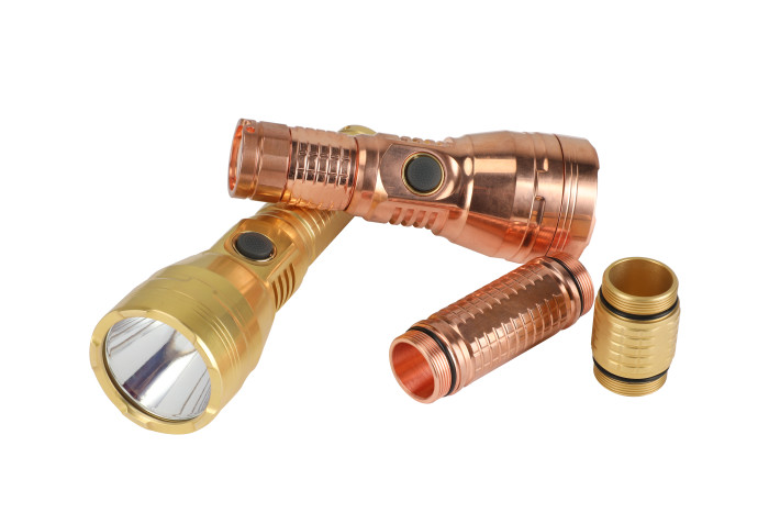 Ліхтар Mateminco MT35mini-S 18650 Brass, латунь 