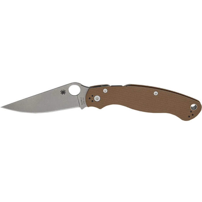 Ніж Spyderco Military 2 Sprint Run, CPM 15V, G-10 brown 