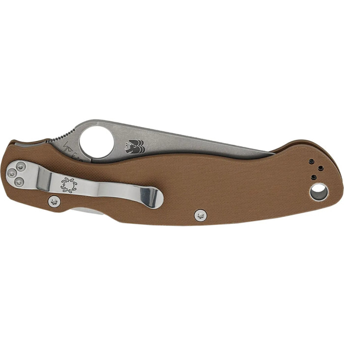 Ніж Spyderco Military 2 Sprint Run, CPM 15V, G-10 brown 