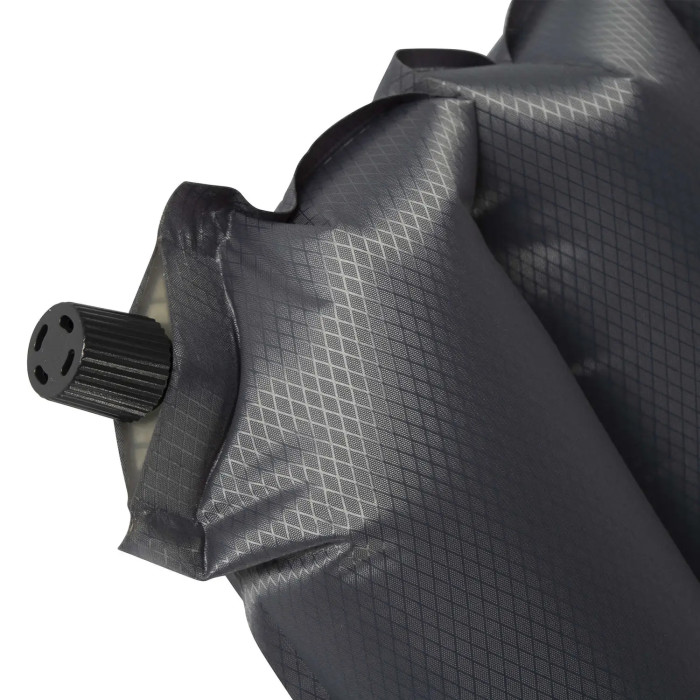 Килимок надувний Bo-Camp Delux 185x50x6.3 cm Grey (3106602) 