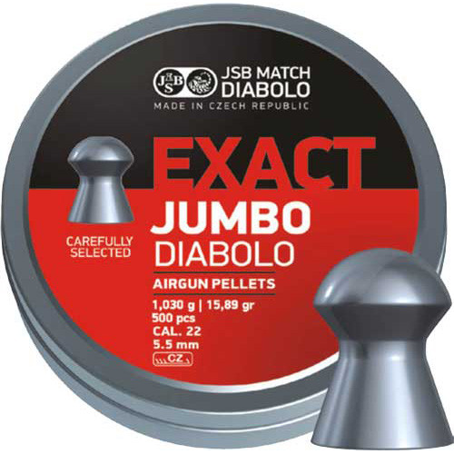 Кулі пневматичні JSB Exact Jumbo 5,5 мм 1,03 г 250 шт/уп (546245-250) 