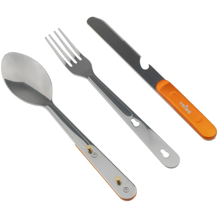 Набір столових приборів Tribe Camp Set сталевий T-FC-0036-metal 