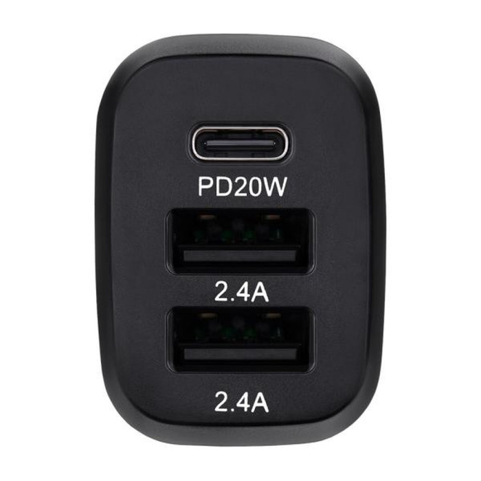 Автомобільний зарядний пристрій Brevia ePower TriDrive 44W 1xUSB-C+2xUSB-A 