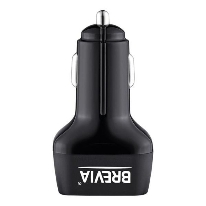 Автомобільний зарядний пристрій Brevia ePower TriDrive 44W 1xUSB-C+2xUSB-A 