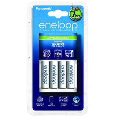 Зарядное устройство Panasonic Basic BQ-CC18 + 4 Eneloop AA 1900 mAh (K-KJ18MCC40E)