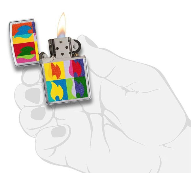 Запальничка Zippo 200 Abstract Flame Design 29623 