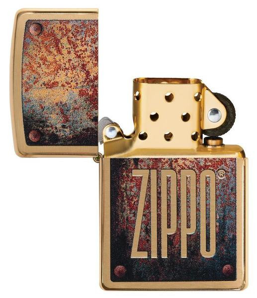 Запальничка Zippo 204B Rusty Plate Design 29879 