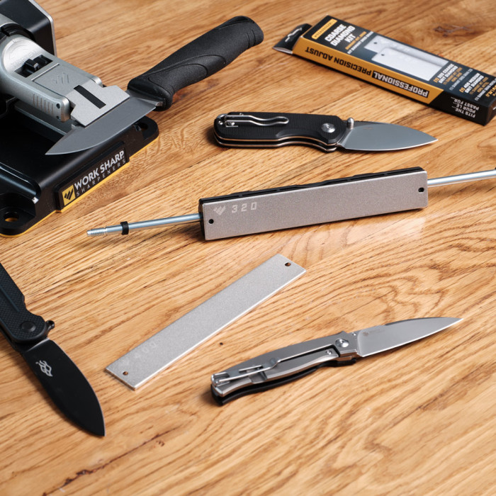 Набір змінних пластин Work Sharp Coarse Diamond (320/400) для точилки WSBCHPAJ-PRO, 2 шт 