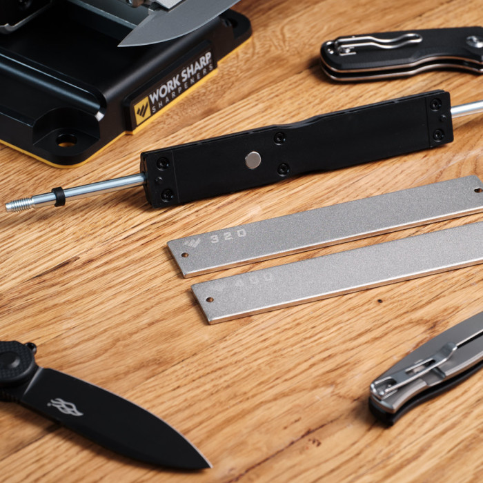 Набір змінних пластин Work Sharp Coarse Diamond (320/400) для точилки WSBCHPAJ-PRO, 2 шт 