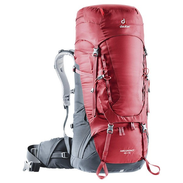 Рюкзак Deuter Aircontact 40 + 10 SL cranberry-graphite 