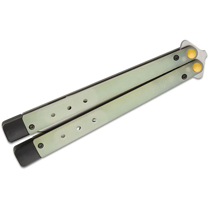 Ніж Benchmade Necron, balisong, jade G10, 99 