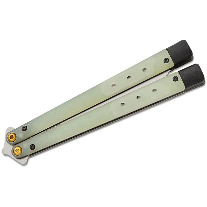 Ніж Benchmade Necron, balisong, jade G10, 99 