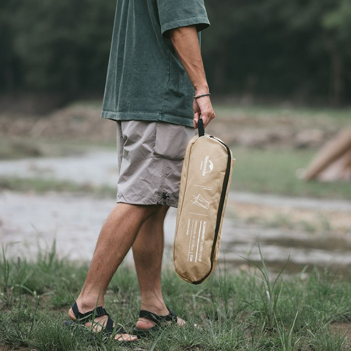 Крісло складане NaturehikeYL06 Alu Folding Moon Chair NH18Y060-Z, бежевий 