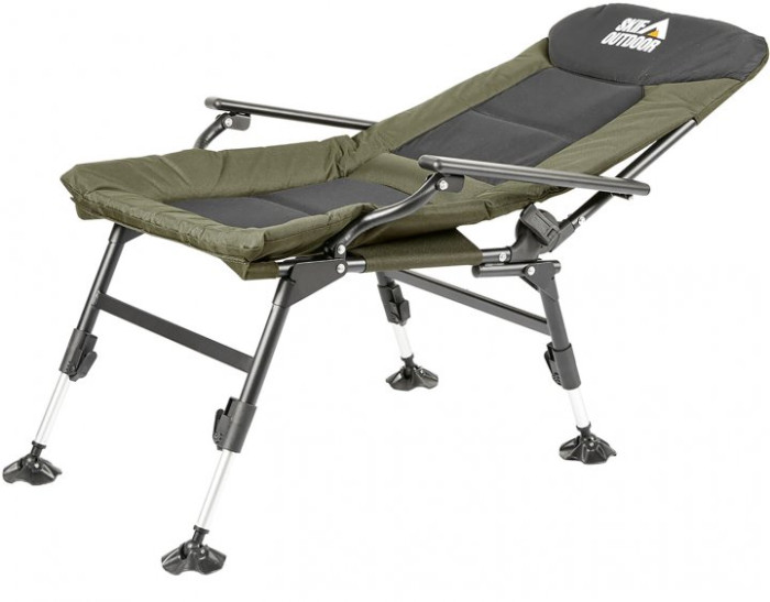 Крісло розкладне Skif Outdoor Comfy L (зелений /чорний) 