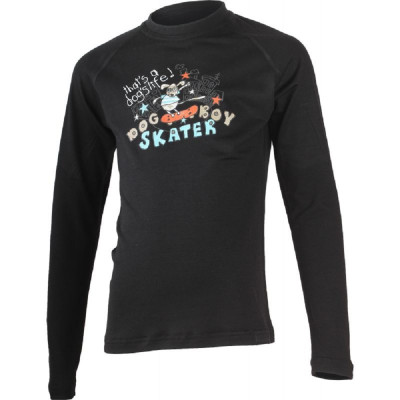 Термофутболка Lasting SKATER 9090 чорний, дитяча, розмір 130