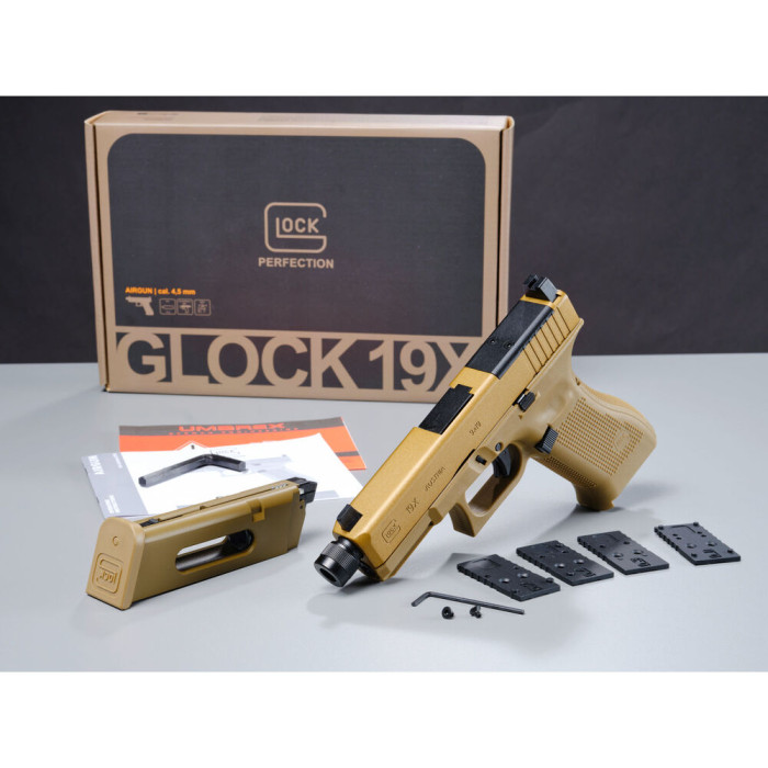 Пневматичний пістолет Umarex Glock 19X MOS COY blowback кал.4,5мм