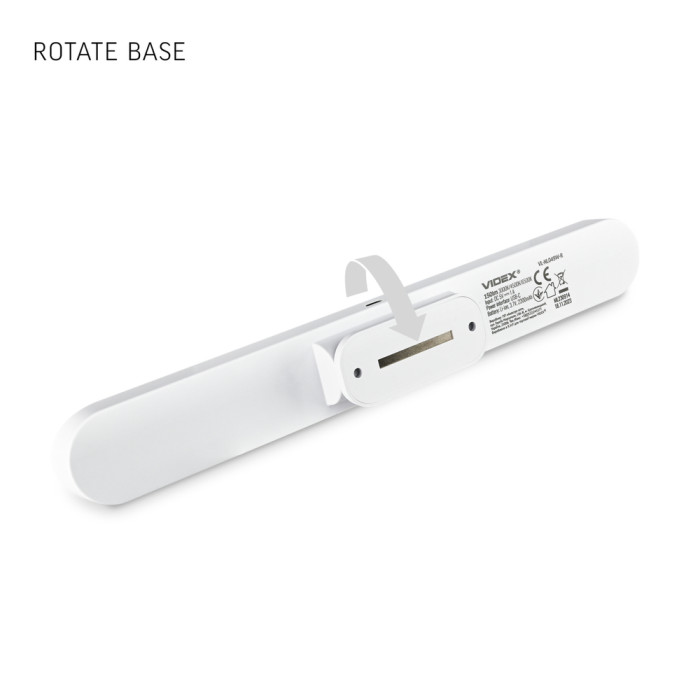 Світильник акумуляторний з пультом VIDEX VL-NL049W-R 