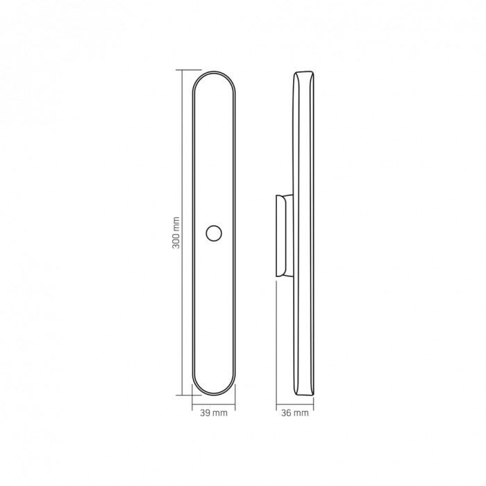 Світильник акумуляторний з пультом VIDEX VL-NL049W-R 