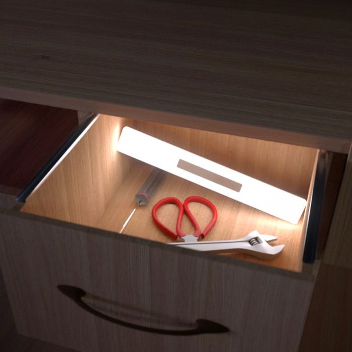 Ліхтар UAD акумуляторний 21 см світлодіодний побутовий з датчиком руху 