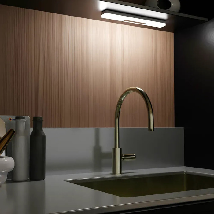 Ліхтар UAD акумуляторний 21 см світлодіодний побутовий з датчиком руху 