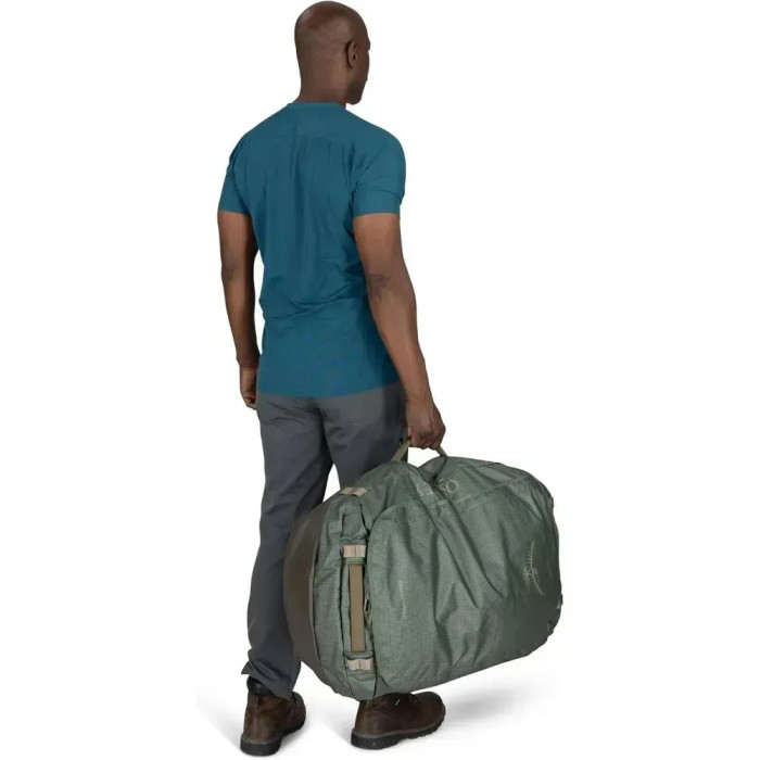Сумка Osprey Transporter Duffel 95 frosty mint/soundwave grey - O/S - зелений/сірий 