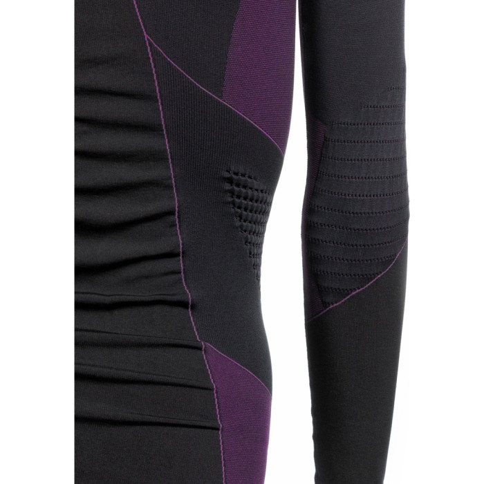 Термокофта жіноча жіноча сорочка Accapi Polar Bear з довгим рукавом і високим коміром 934 чорний-cyclamen XS-S 