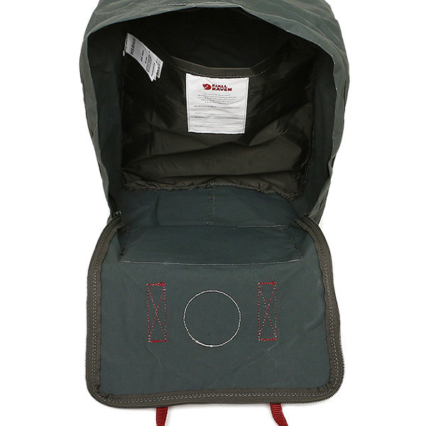 Рюкзак Fjallraven Kanken Forest Green-Ox Red 
