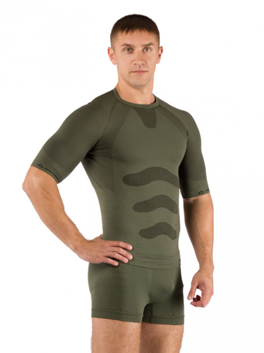 Футболка чоловіча Lasting Abel, зелена, S/M 