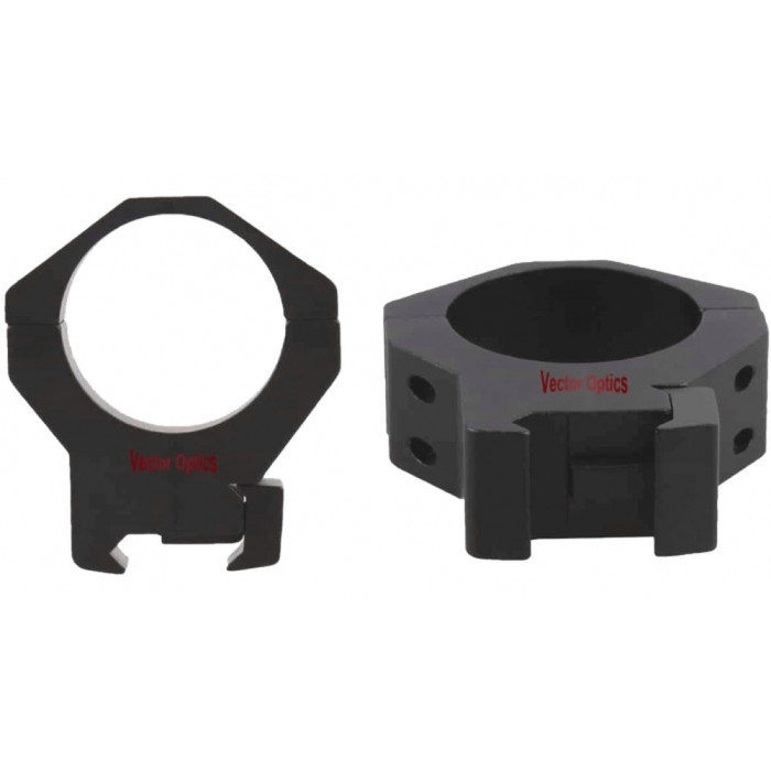 Кільця Vector Optics 34 мм середні на Вівер/Пікатіні 