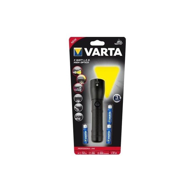 Ліхтар Varta 3W LED High Optics Light 3AAA 