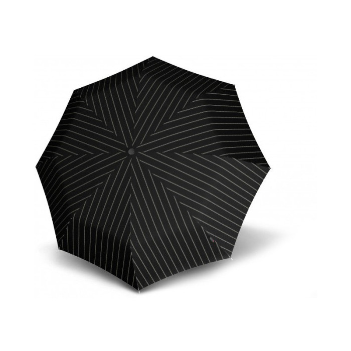Парасолька Knirps T. 200 Gatsby Black Авто /складаний /8спіц /D98x28см