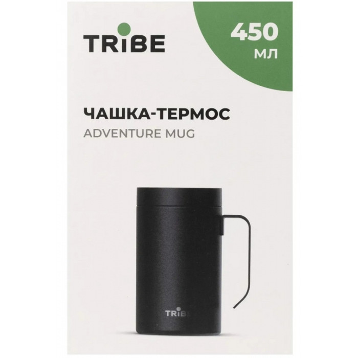 Чашка-термос Tribe Adventure Mug 450 мл T-FA-0032, black 