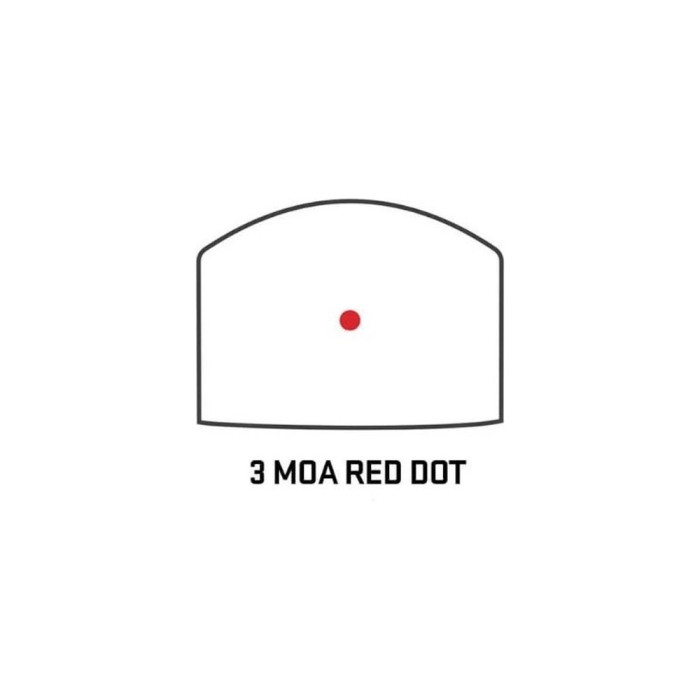 Приціл коліматорний Sig Optics ROMEO-X PRO FOOTPRINT, OPEN, 3 MOA RED DOT, BLACK 