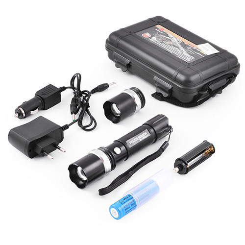 Ліхтар Police 12v T8626-2 XPE + UV, zoom 