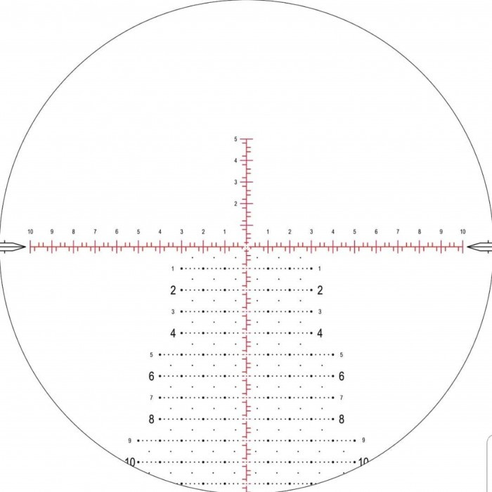 Приціл Nightforce NX8 2.5-20x50 F1 ZeroS. Сітка Mil-XT з підсвічуванням 