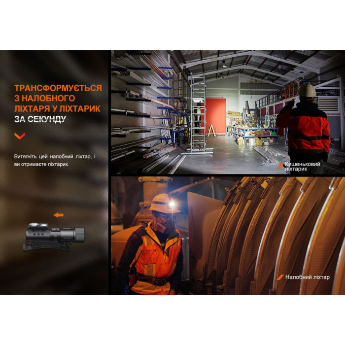 Ліхтар налобний Fenix HM71R (відновлений/замінена лінза) 