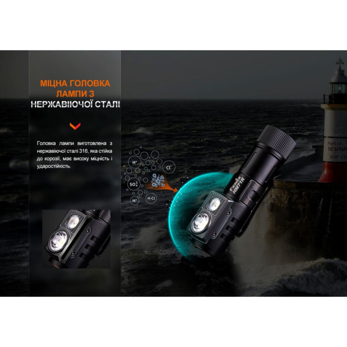Ліхтар налобний Fenix HM71R (відновлений/замінена лінза) 