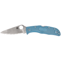 Ніж Spyderco Endela, K390, серрейтор blue