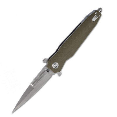 Ніж Artisan Hornet SW, D2, G10 полірований оливковий