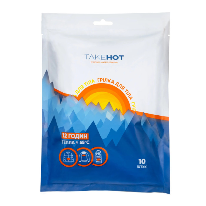 Хімічна грілка для тіла TakeHOT 10 шт 